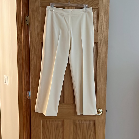 Harve Benard Pants - Harve Bernard - Wide Leg - Trousers - Lined Pants - Cream - Off White - 10